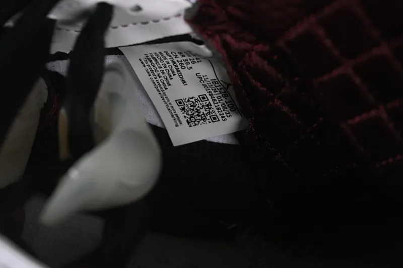 All categories Air Jordan Jordan series basketball shoes Air Jordan 5 L version A Ma Maniere x Air Jordan 5 Retro "Violet Ore" AJ5 Joe 5 white wine red first layer basketball shoes IB1528-100